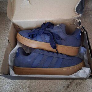 ADIDAS MENS GRAND COURT ALPHA 00s NAVY SNEAKER Sz 7